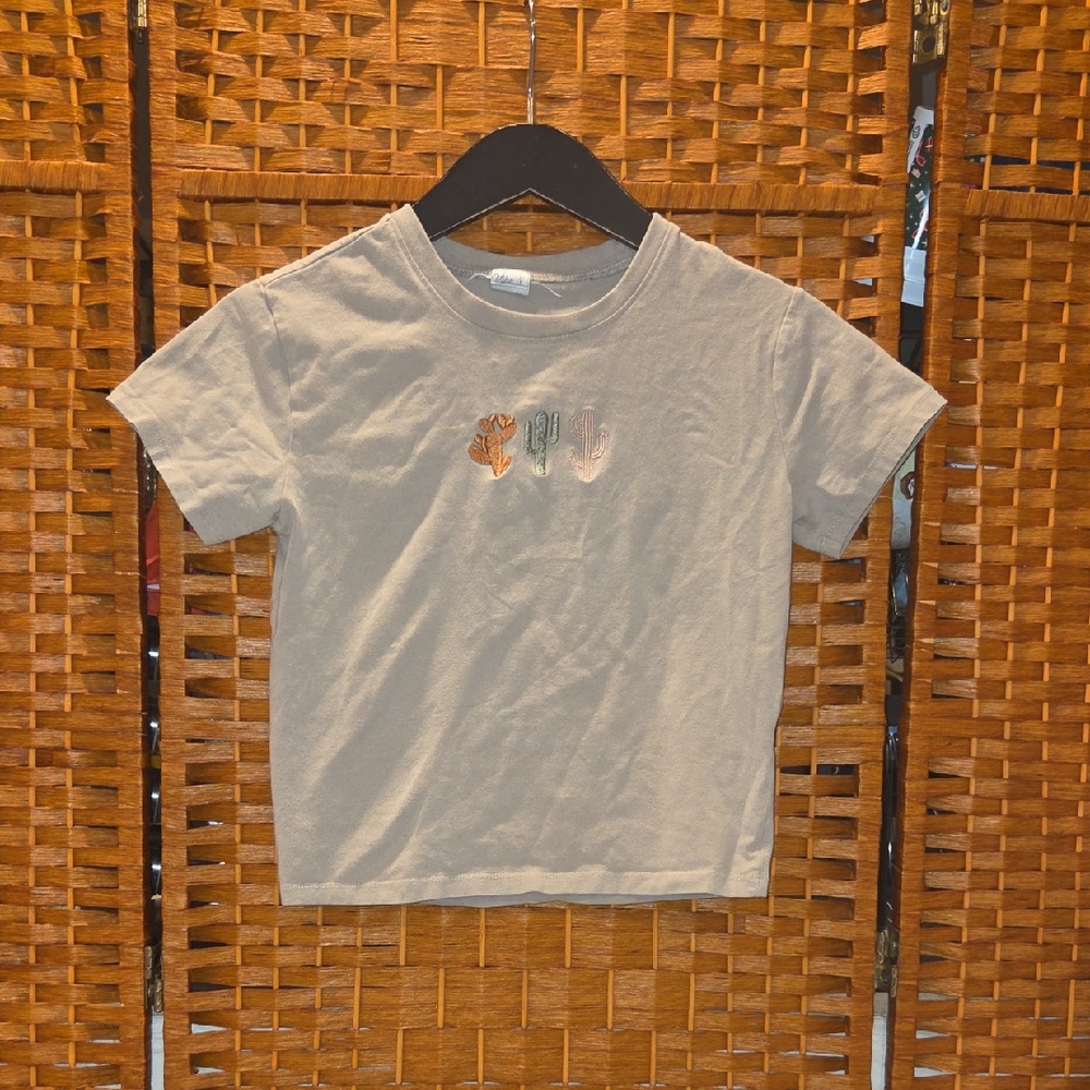 Vibe N' Cactus Crop Top